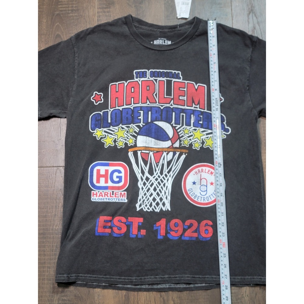 Harlem Globetrotters Graphic‎ TShirt Est 1926 Vintage Wash Black Mens M